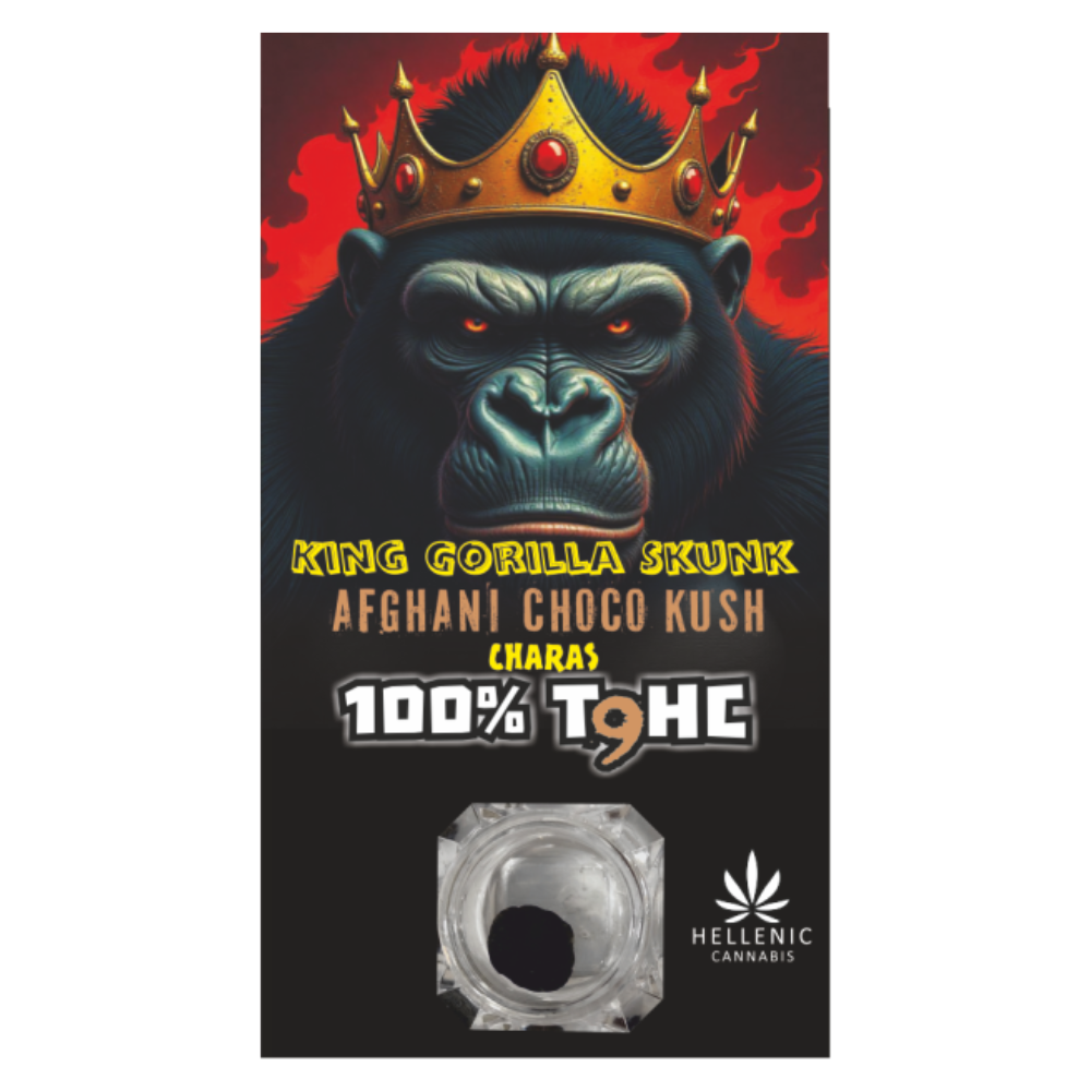 (HASH) King Gorilla Skunk 100% T9HC Charas Afghani Choco Kush 1gr