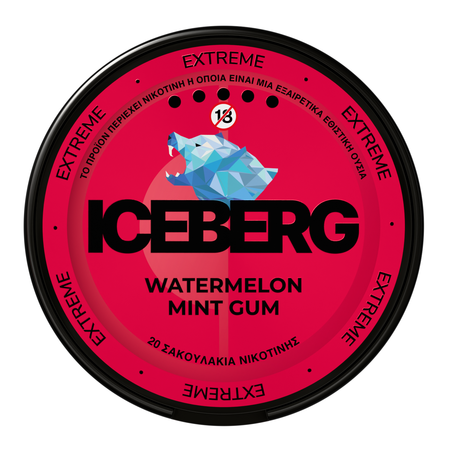 ICEBERG Watermelon Mint Gum 50mg/g