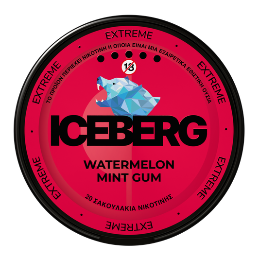 ICEBERG Watermelon Mint Gum 50mg/g