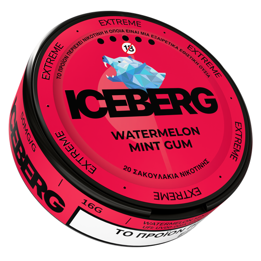 ICEBERG Watermelon Mint Gum 50mg/g